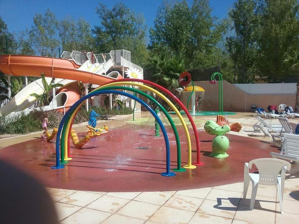 Hotel camping les sables du midi à Valras-Plage Extérieur photo