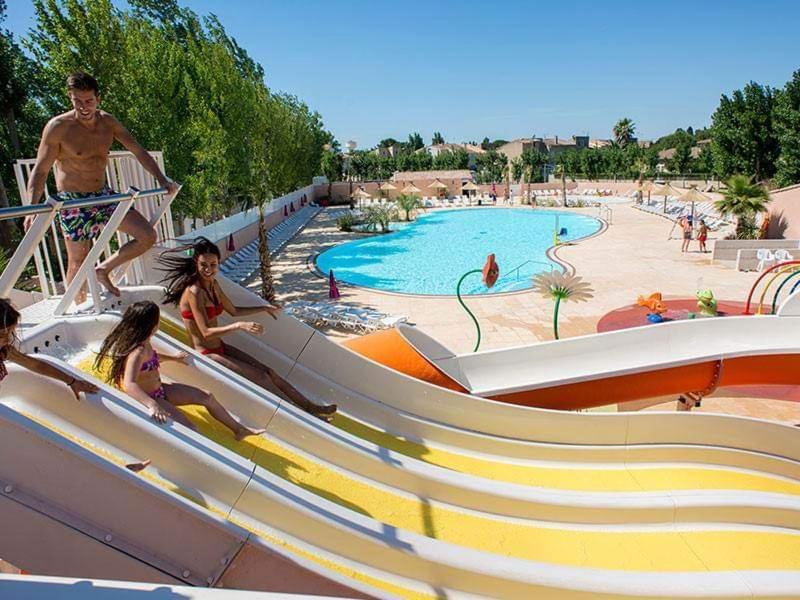 Hotel camping les sables du midi à Valras-Plage Extérieur photo